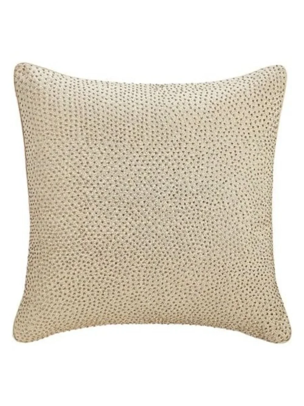 NWT Hudson Park Collection Foglia Pillow Sham Gold Size Euro